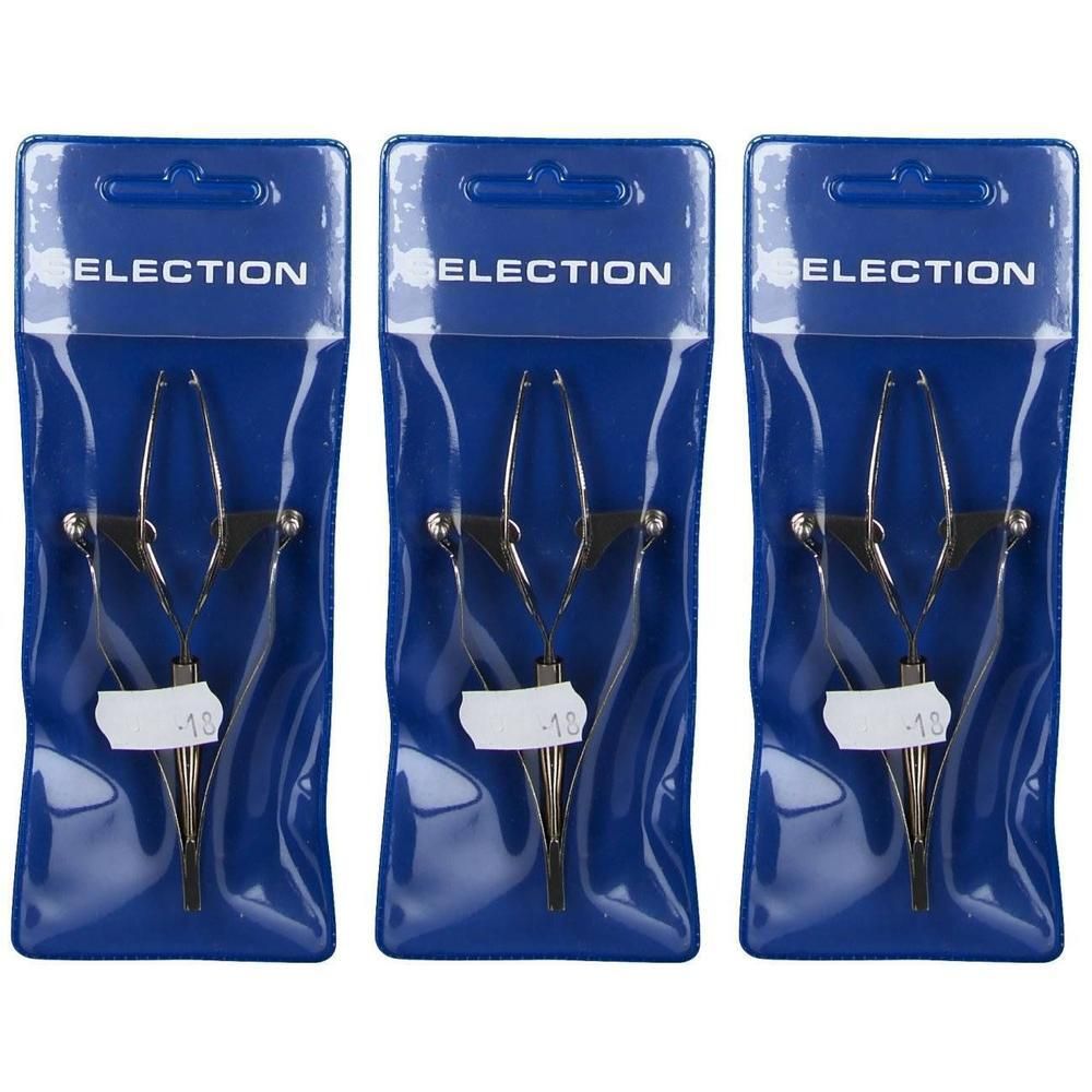 Drie pincetten in blisterverpakking, merk SELECTION.