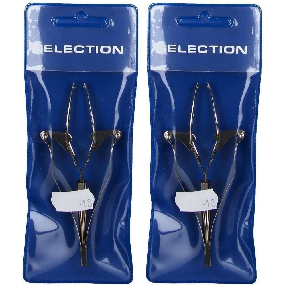 Twee pincetten in blisterverpakking, merk SELECTION.