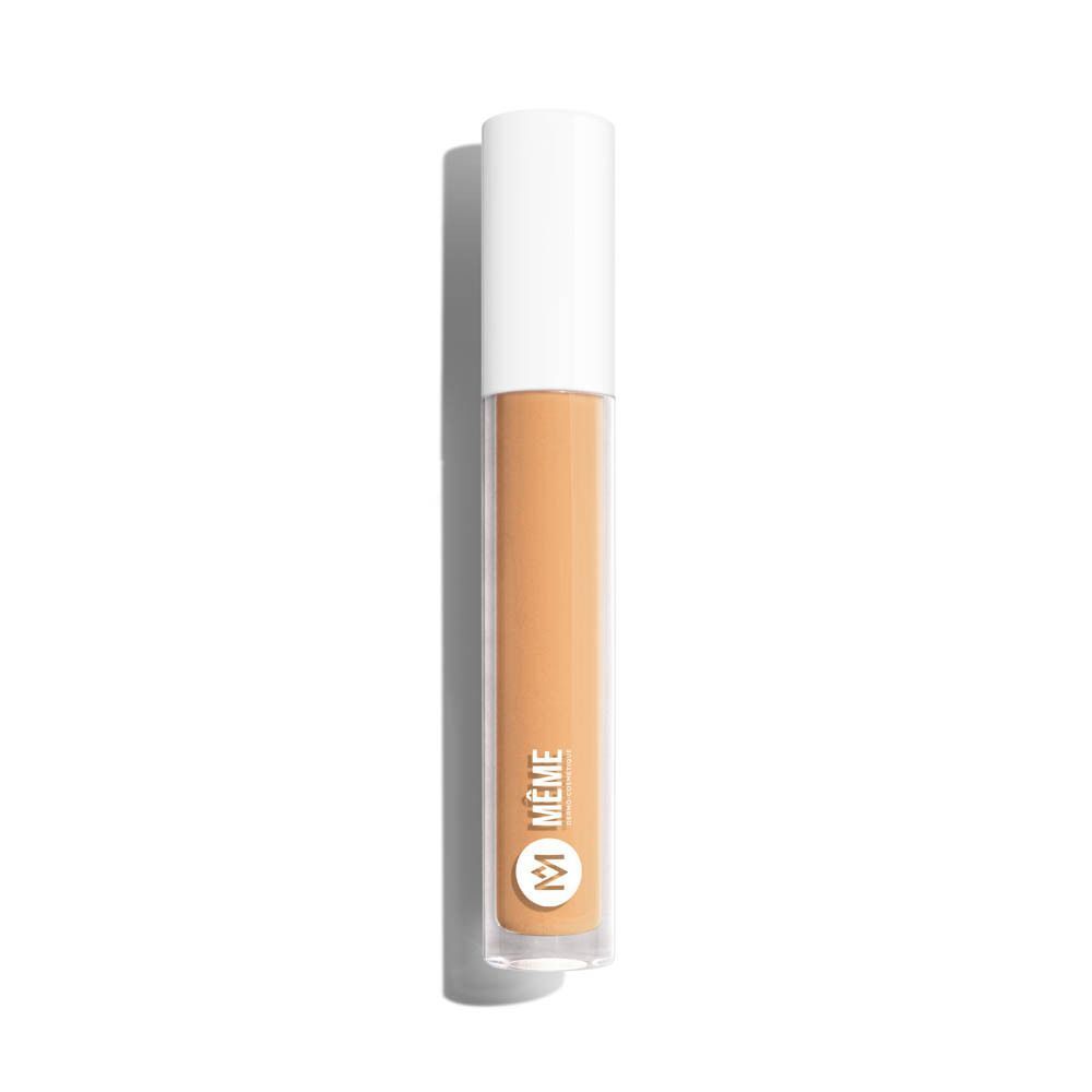 Un flacon de Même Correcteur Fluide Teinte 4 - Mate avec un bouchon blanc et un applicateur.