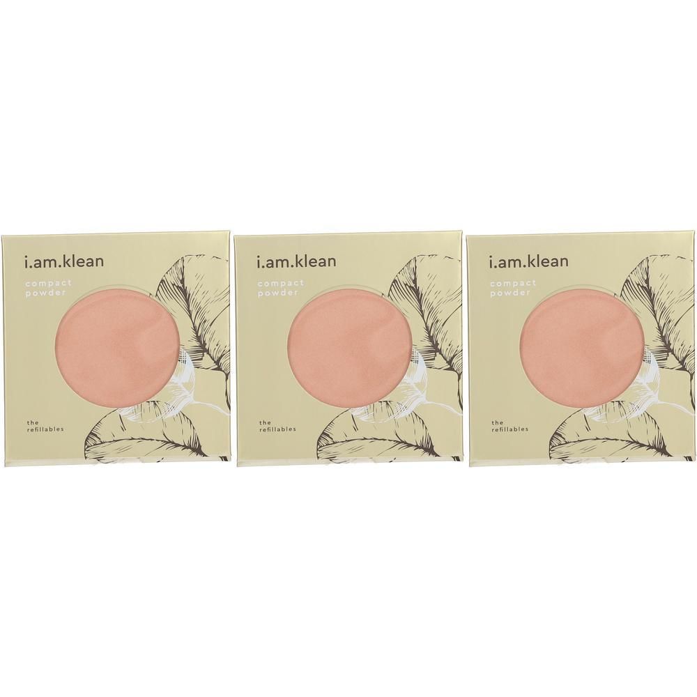 Trois i.am.klean Compact Mineral Highlighter rose pâle.