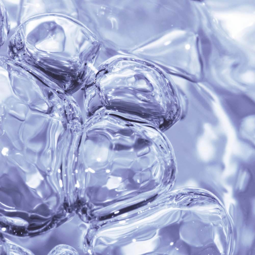Représentation abstraite de gouttes d'eau ou de bulles.