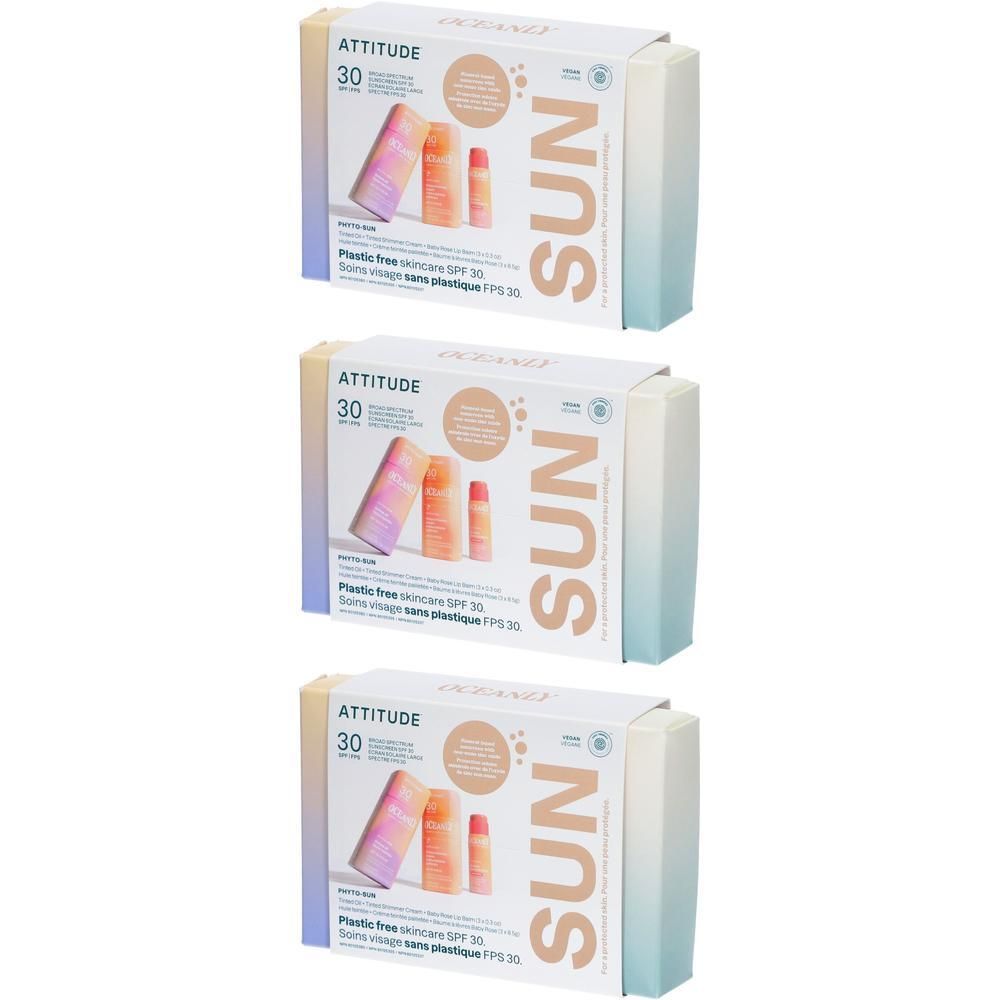 ATTITUDE Sun Zonnebrandset met 2 flacons, SPF 30.