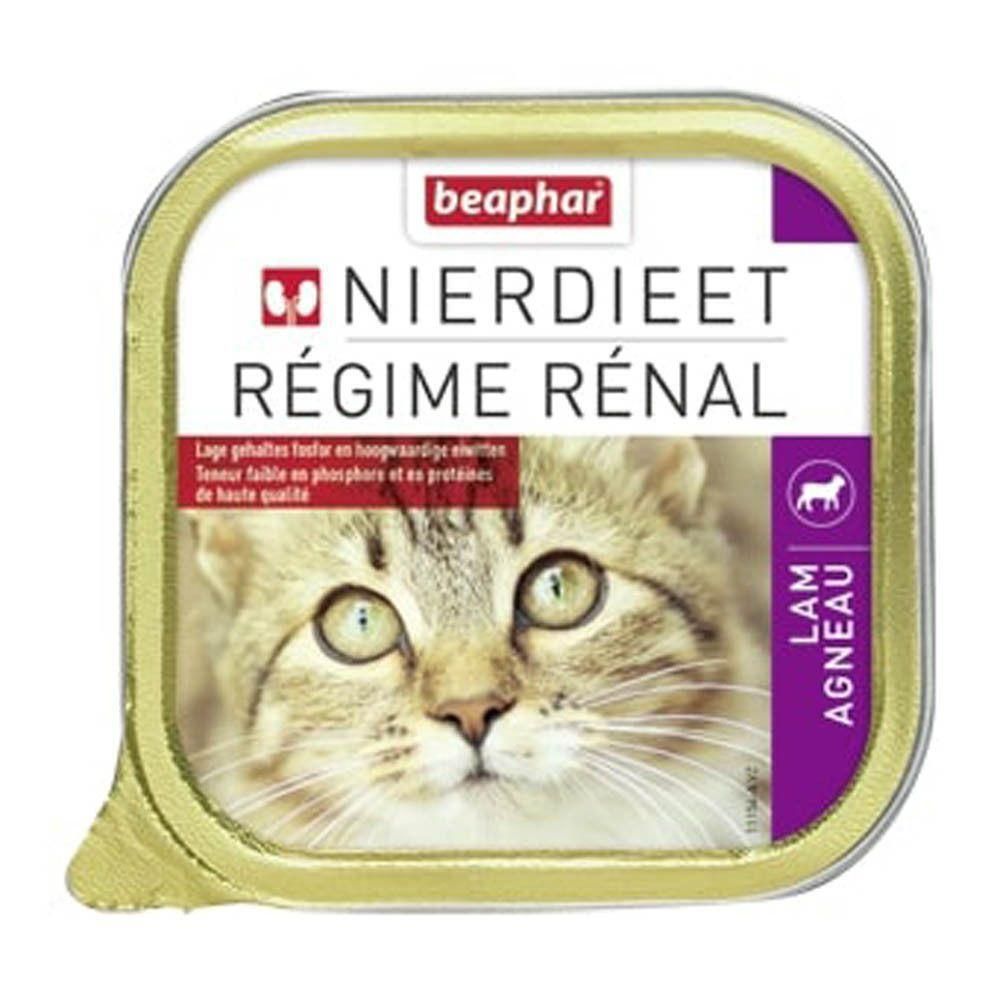 Beaphar Régime Rénal nourriture pour chat à l'agneau.