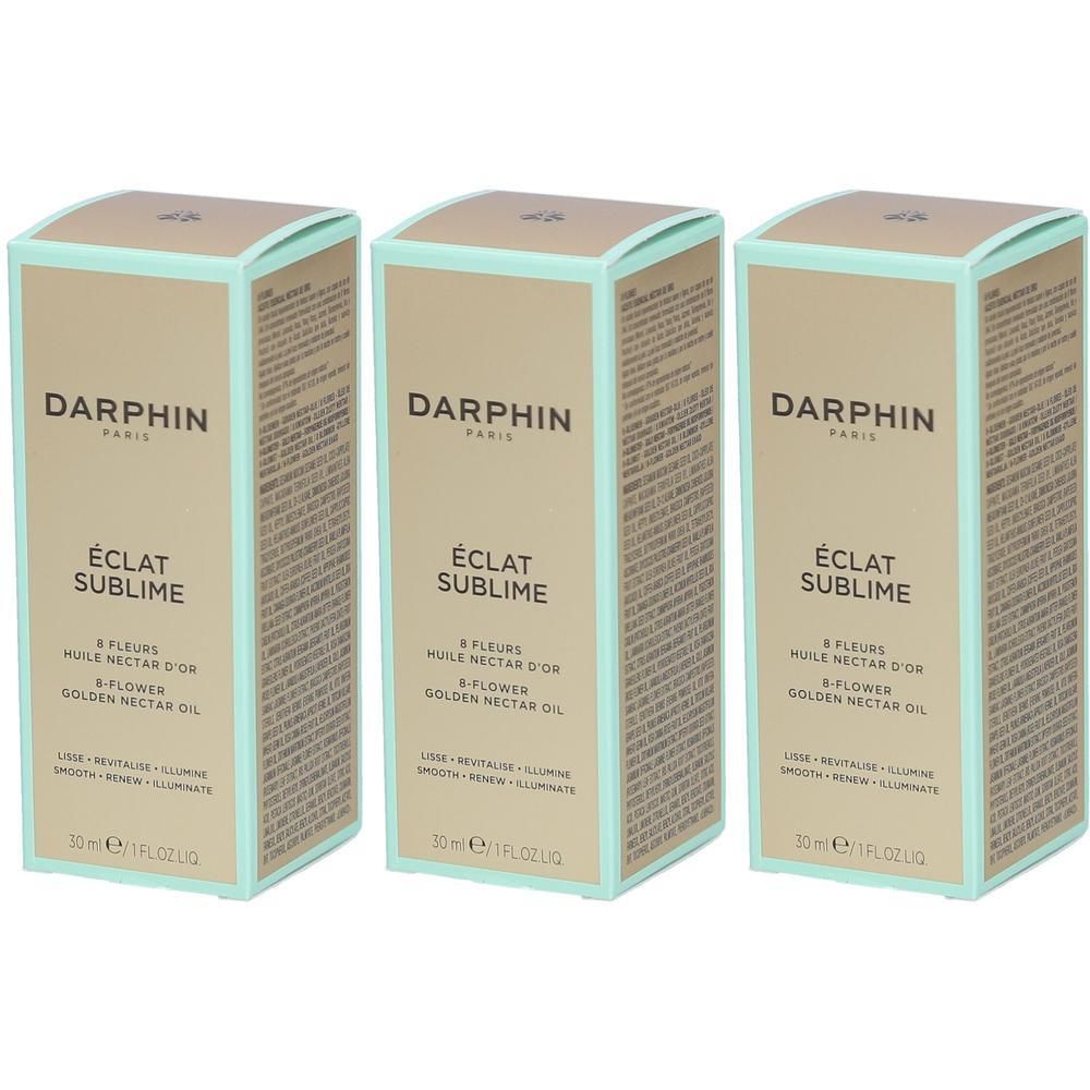 Drie Darphin Éclat Sublime 8 Fleurs Golden Nectar Oil dozen.