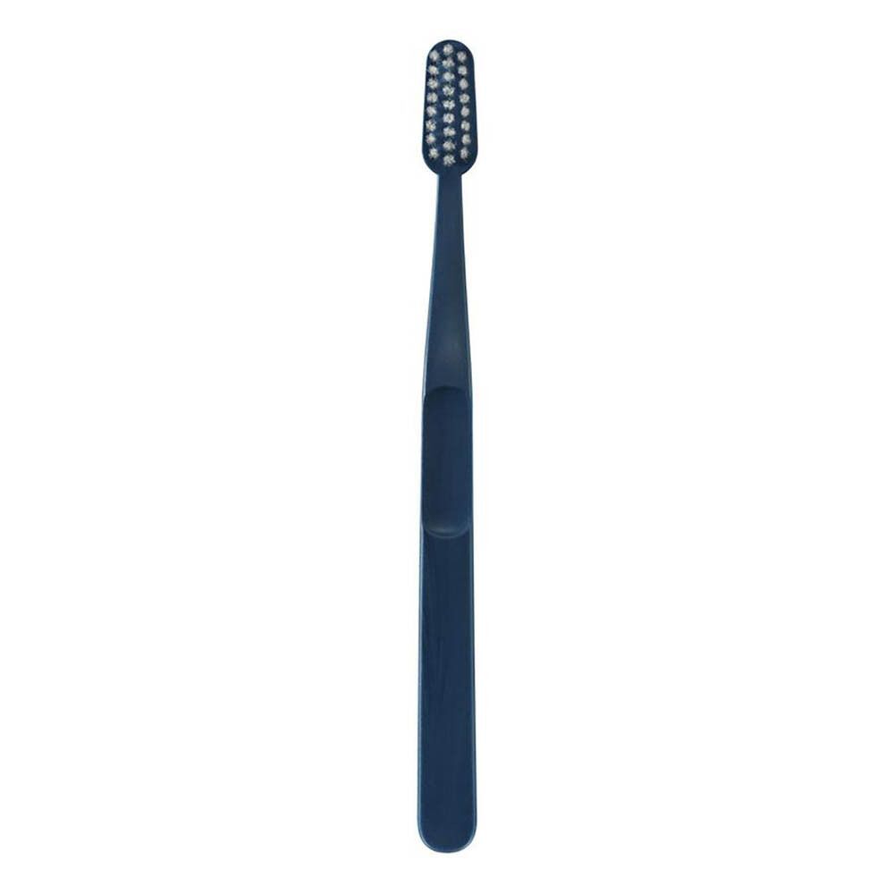 Brosse à dents Jordan Green Clean pour enfants, extra souple, bleu foncé.