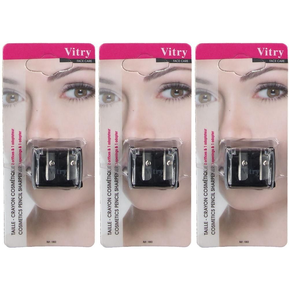 Vitry cosmetische puntenslijper met 2 openingen en 1 adapter.