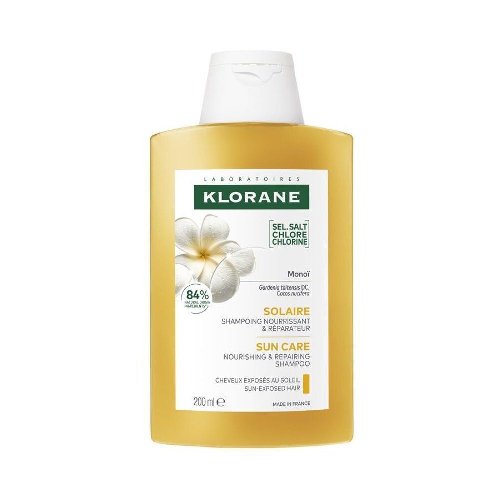 Klorane Nutri-Réparation Shampoo voor zonblootgesteld haar, 200 ml.