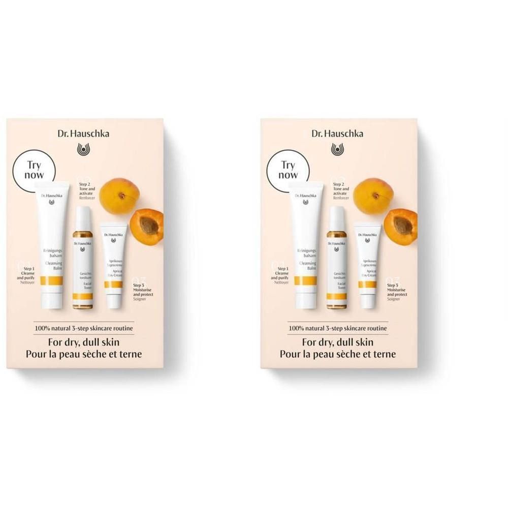 Dr. Hauschka Must-Have Abrikoos – Starterkit voor droge huid
