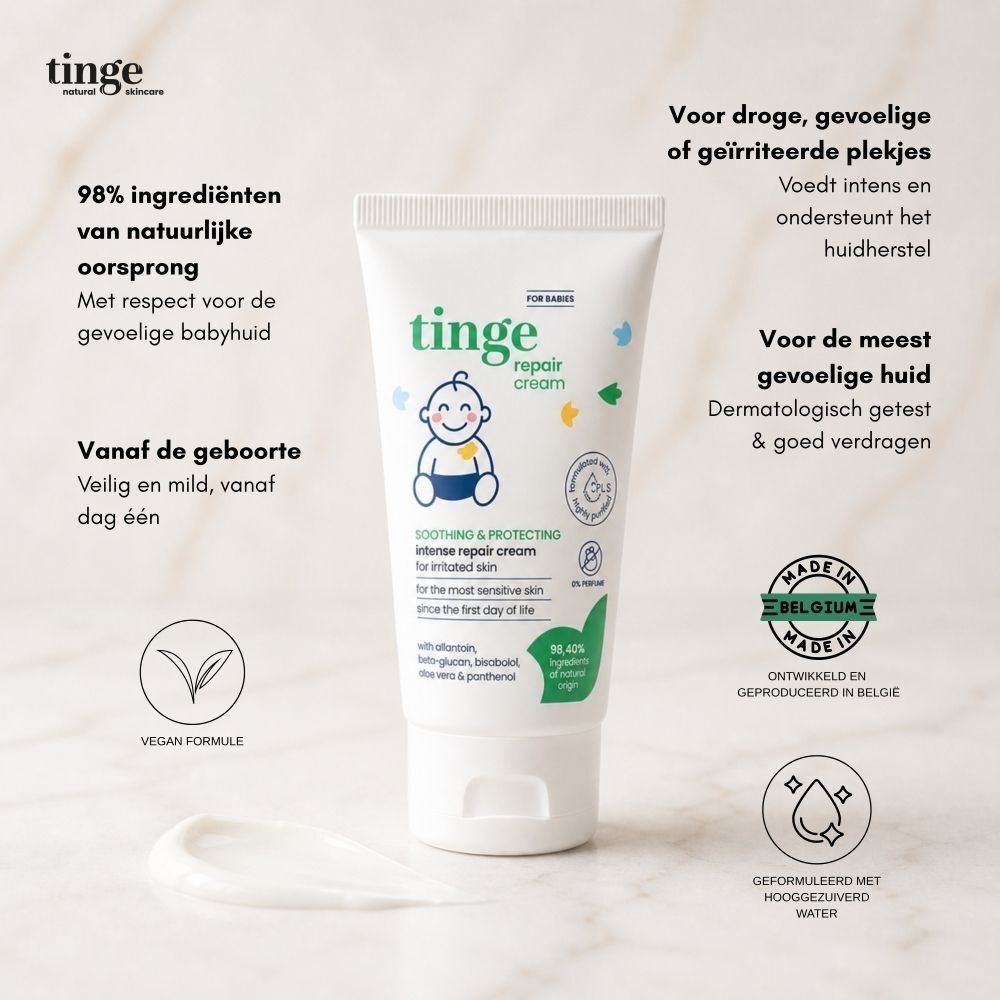 Tinge baby herstellende crème