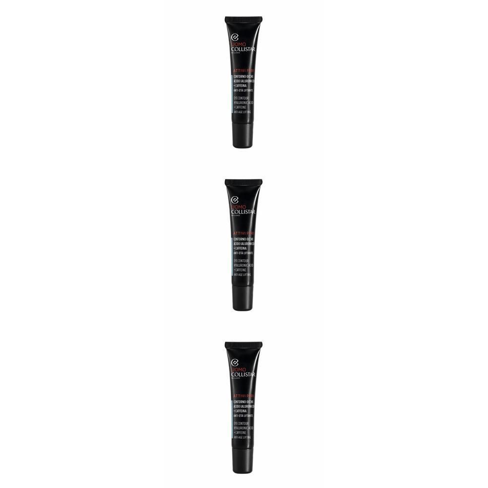 Trois tubes noirs de soin contour des yeux.