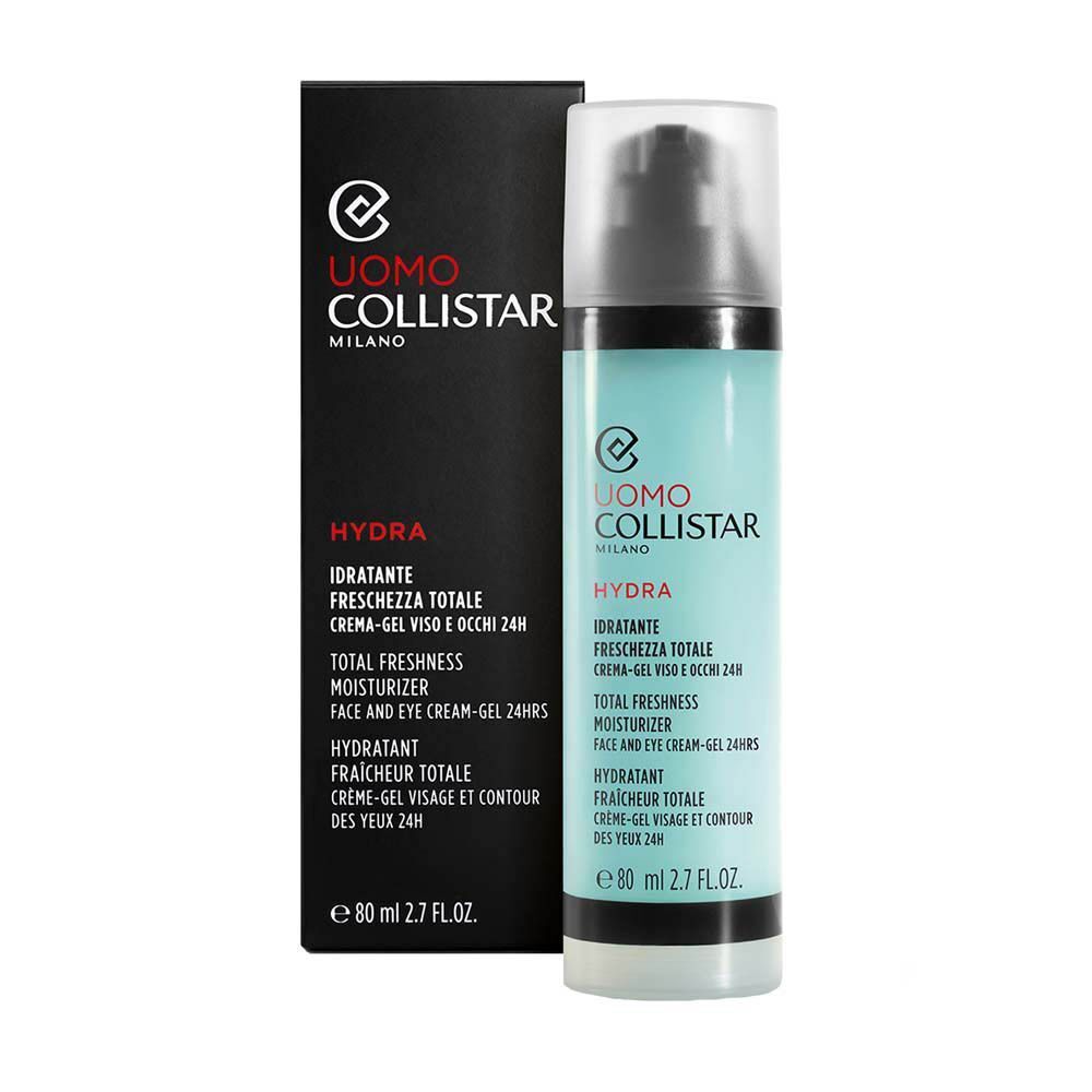 Crème-gel hydratante Collistar Hydra pour le visage et le contour des yeux, avec sa boîte.