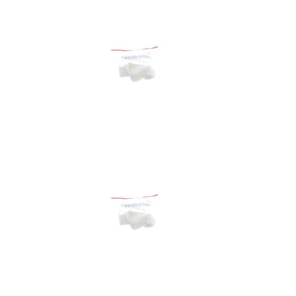 Twee zakjes met witte filters voor een vernevelaar.