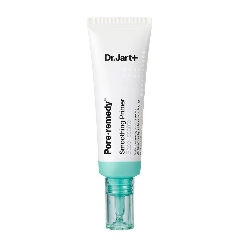 Dr.Jart+ Pore·remedy™ Smoothing Primer in witte tube met turquoise applicator.
