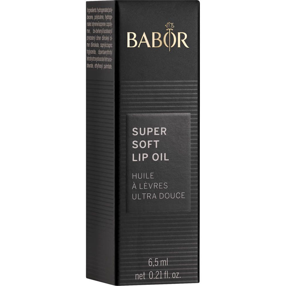 Emballage de l'huile à lèvres Babor Super Soft Lip Oil 6,5 ml.