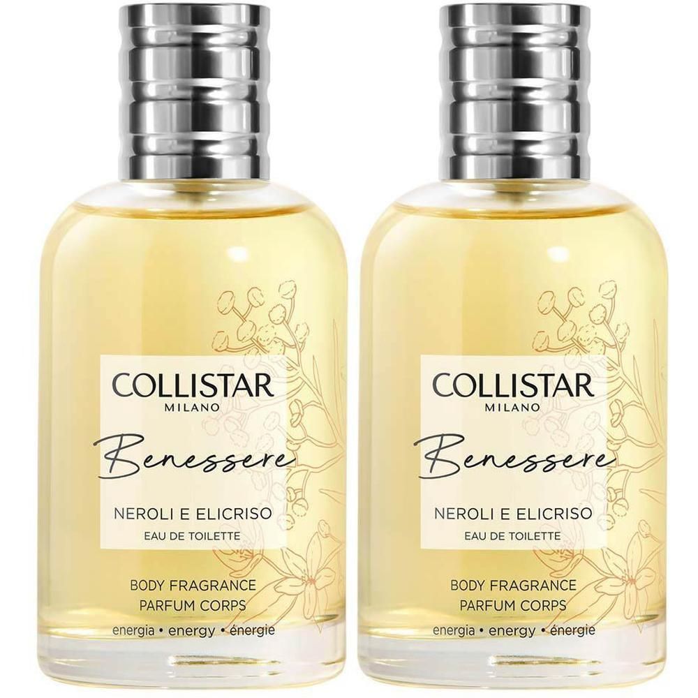 Twee flacons Collistar Body Fragrance Neroli en Helichrysum Eau de Toilette.