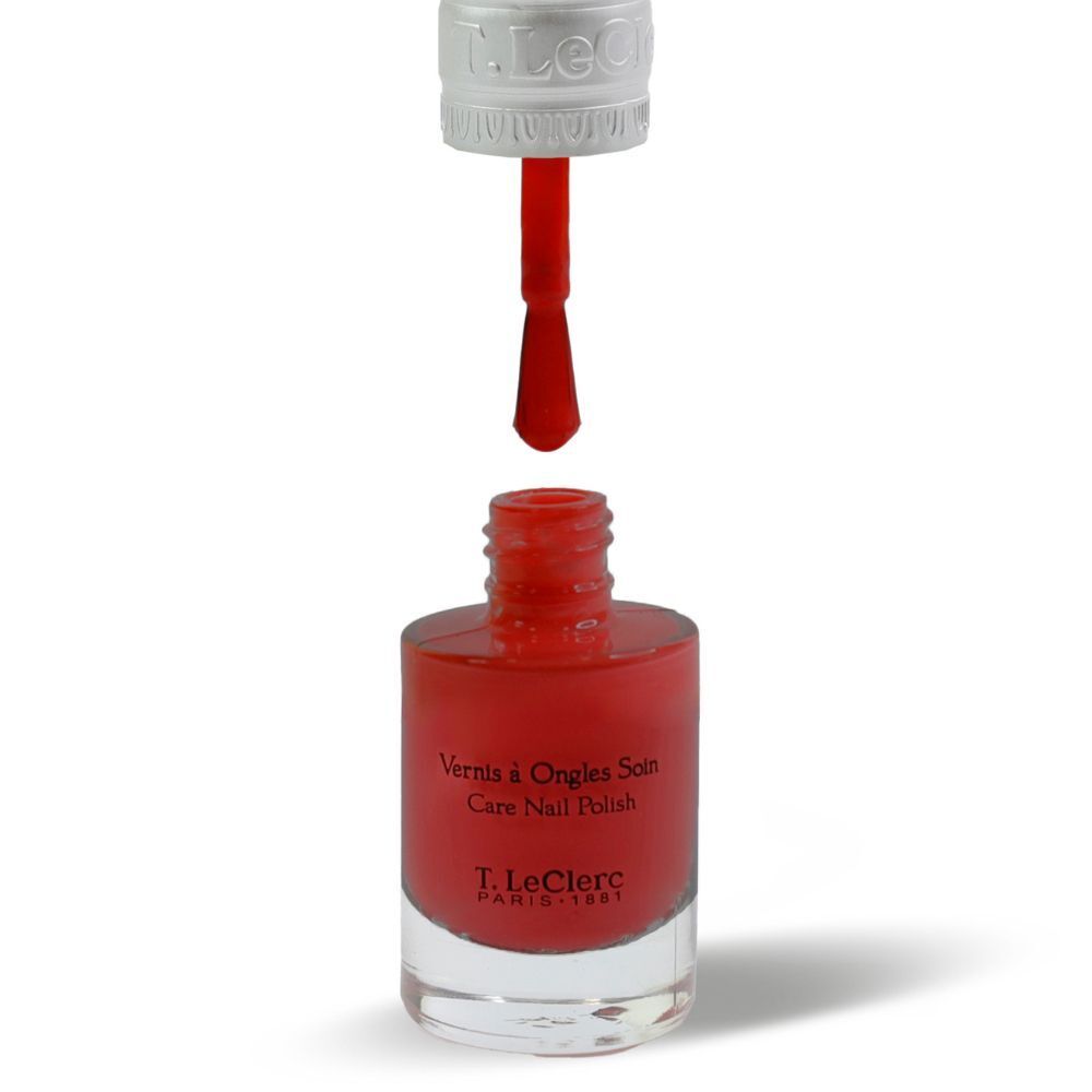 T.LeClerc Vernis à Ongles Soin Coquelicot