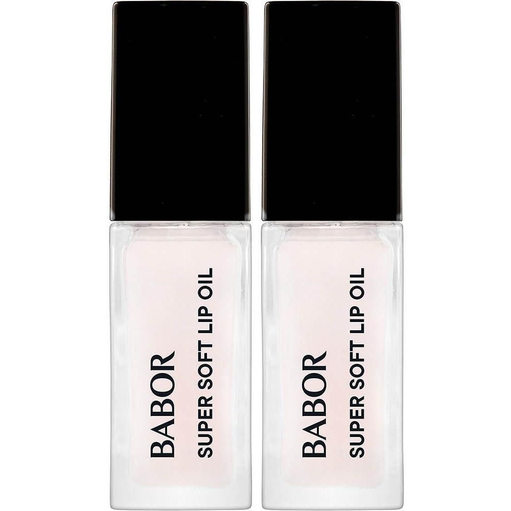 Twee flacons BABOR Super Soft Lip Oil.