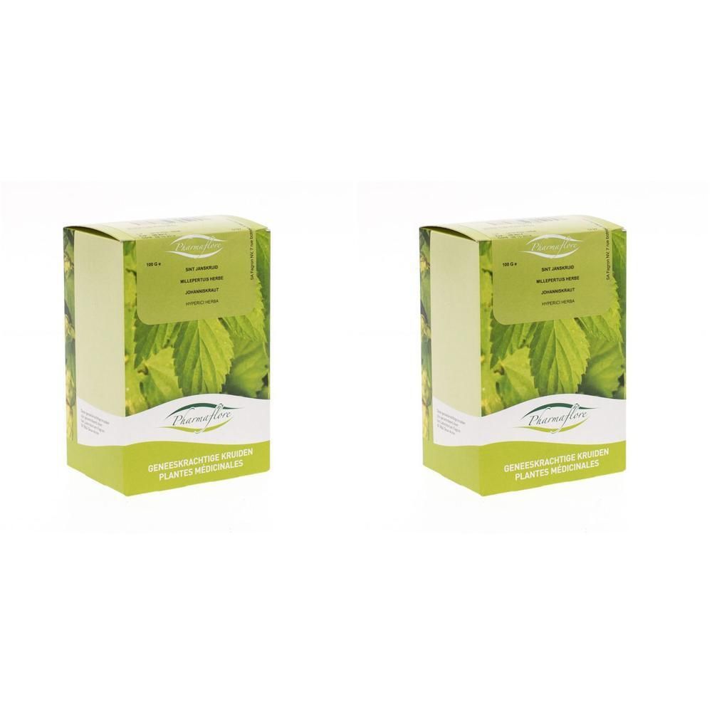 Deux boîtes de Pharmaflore Millepertuis Herbe.