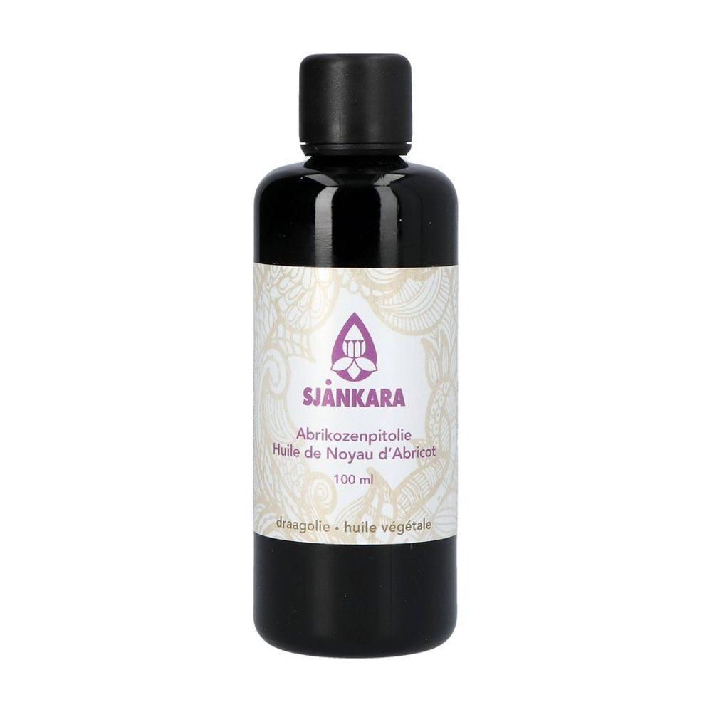 Donkere fles SJÄNKARA Abrikozenpitolie, 100 ml.