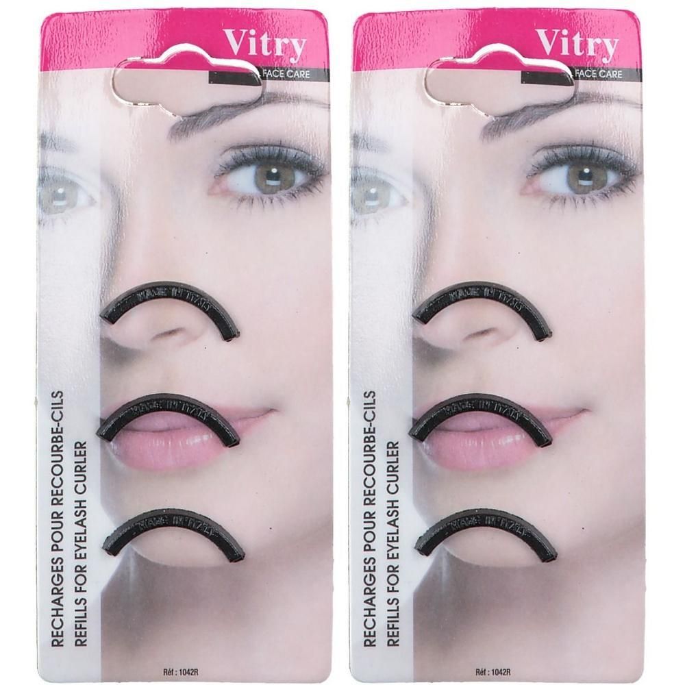 Vitry Recharges pour recourbe-cils, lot de 2.