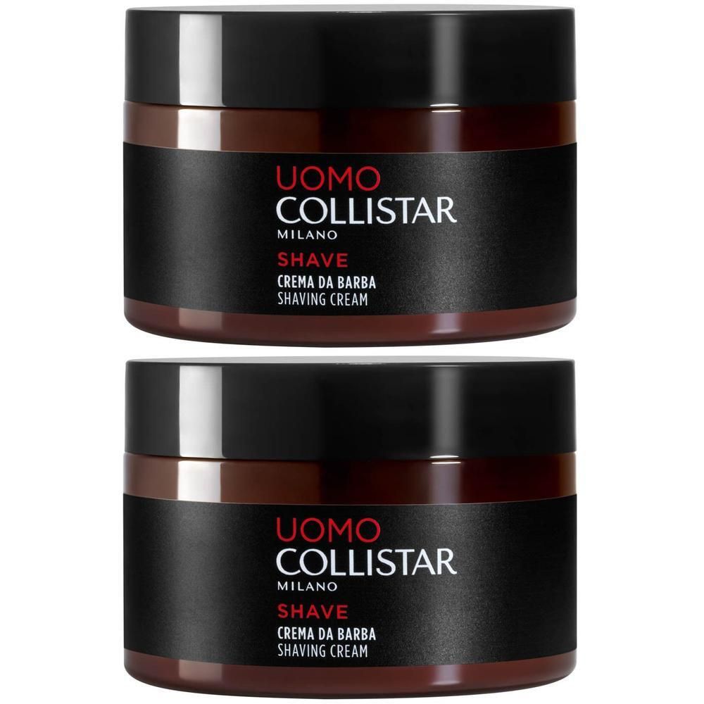 Deux pots de crème à raser Collistar.
