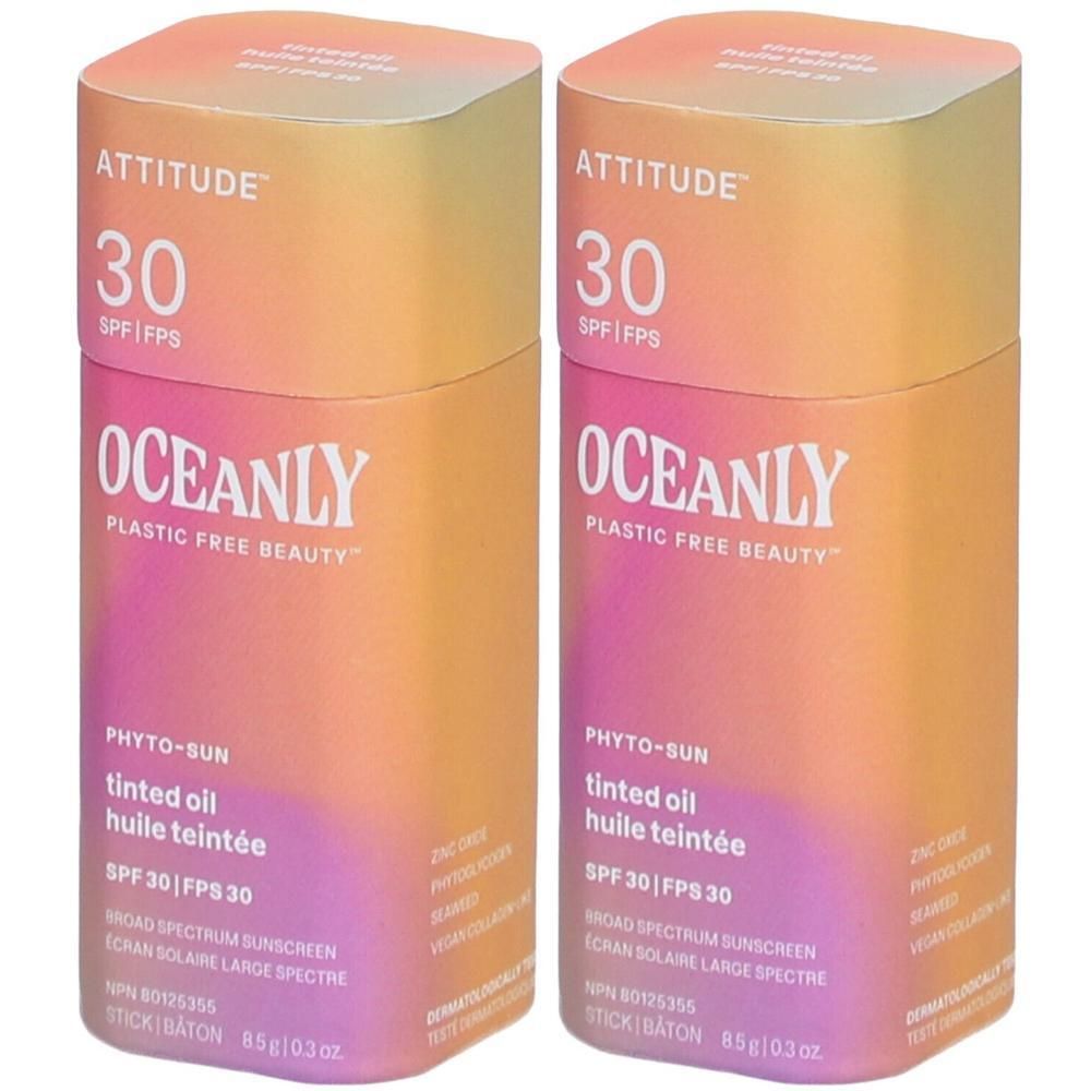 ATTITUDE Oceanly Phyto-Sun Getinte Olie Zonnebrandcrème SPF 30