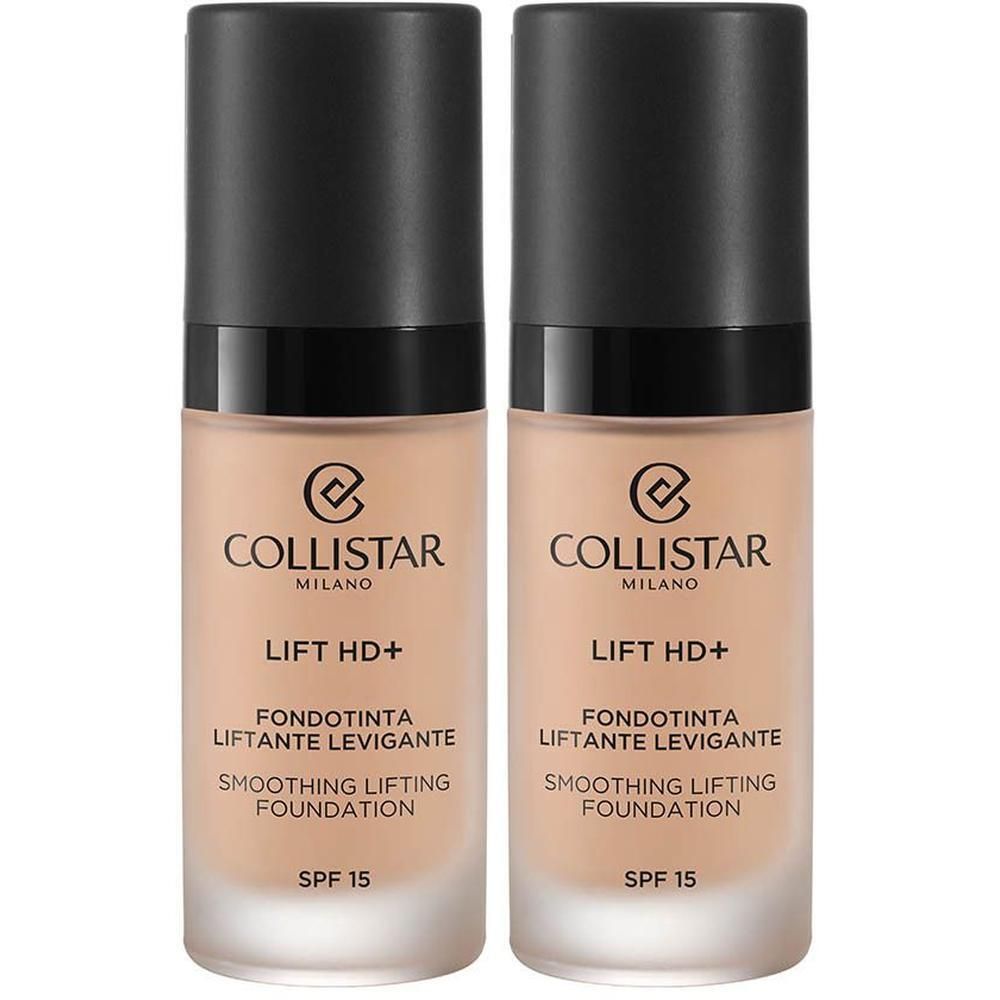 Deux flacons de fond de teint Collistar Lift HD+ avec SPF 15.