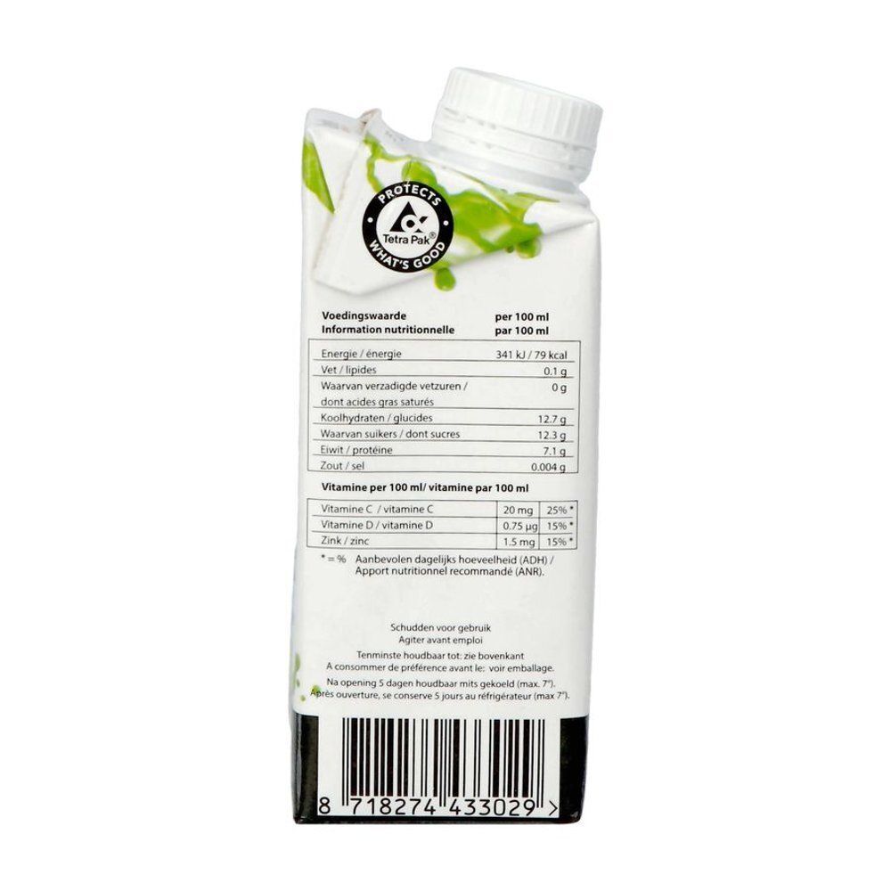 Boisson Frezz Protein Cloudy Apple: Informations nutritionnelles par 100ml, teneur en Vitamines C, D & Zinc. Tetra Pak.