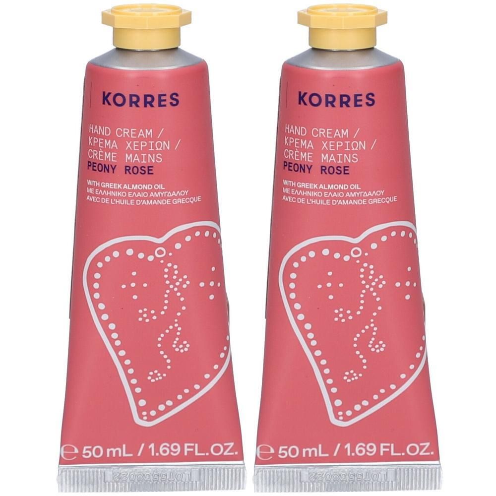 Korres KB Crème à main à la pivoine et à la rose