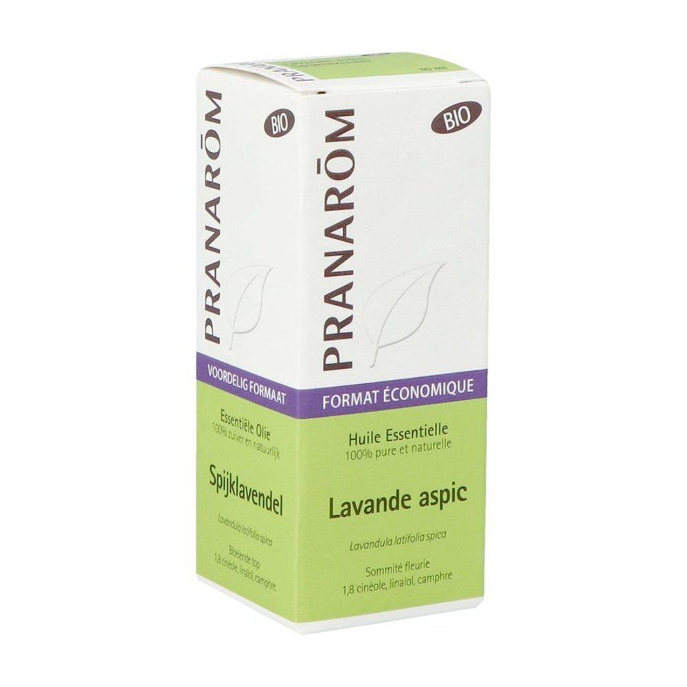 Huile essentielle Pranarom Lavandula spica, 30ml, format Bio, avec boîte.