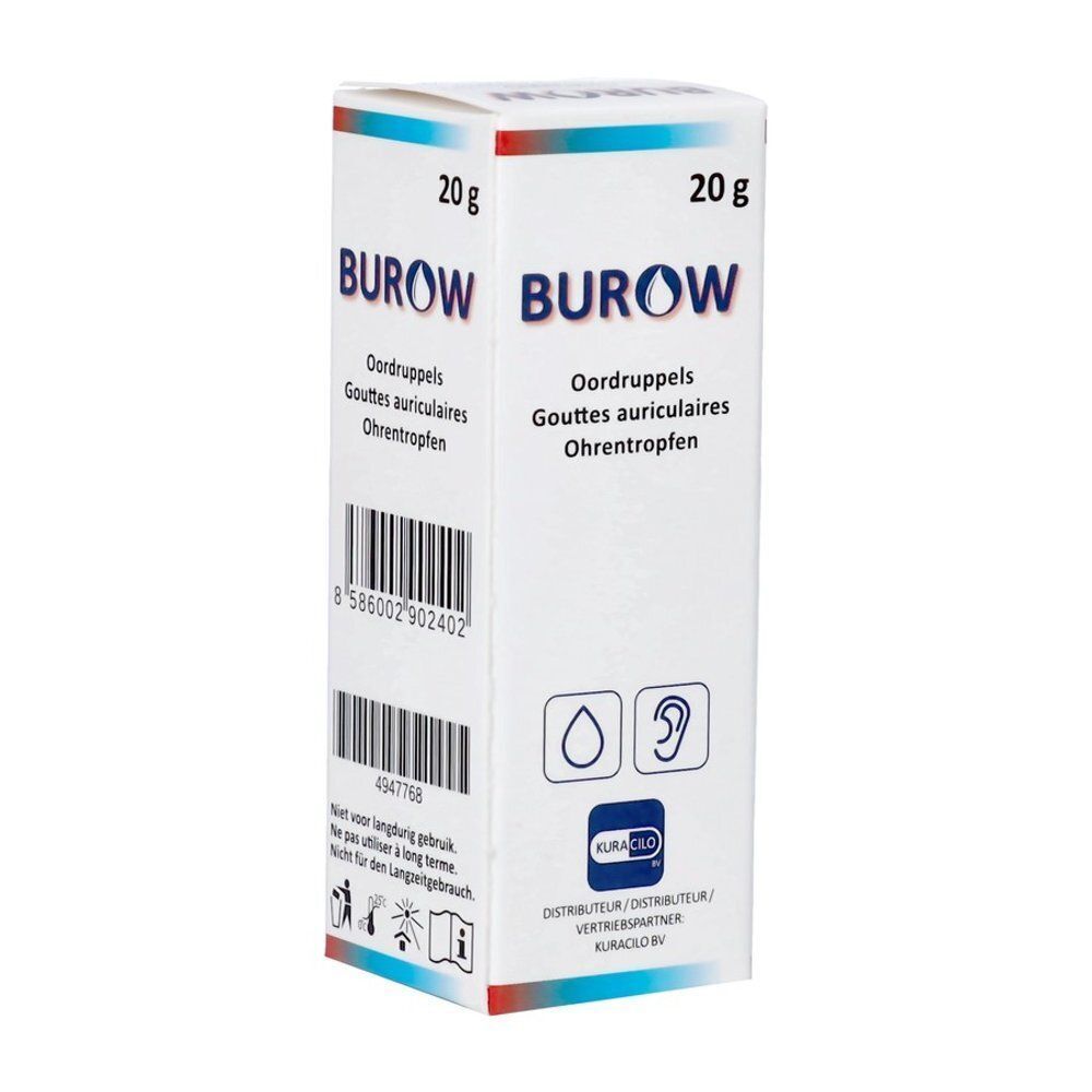 Emballage de gouttes auriculaires BUROW, 20g.
