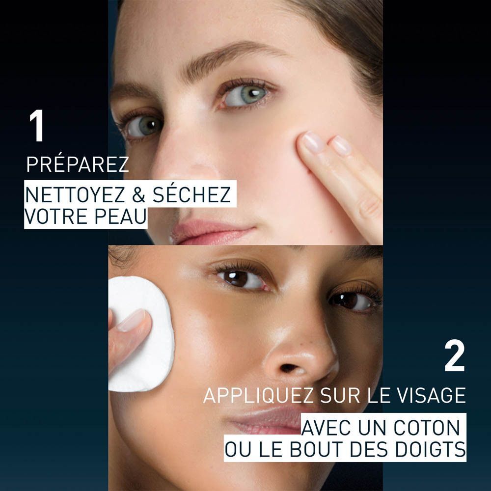 Étapes d'application : préparer et appliquer sur la peau.