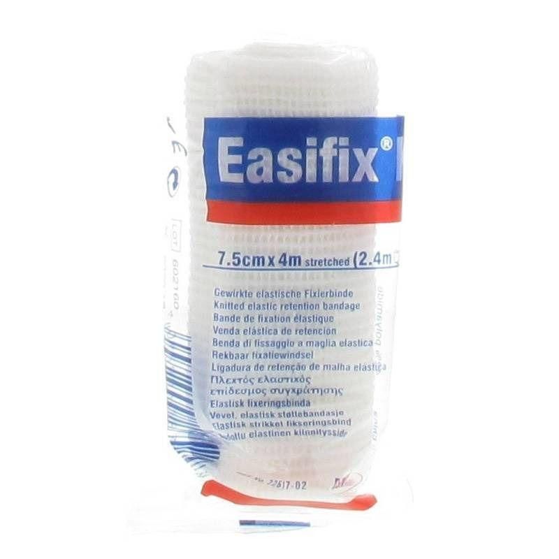 Geweven elastische fixatiewindsel, 7,5 cm x 4 m.