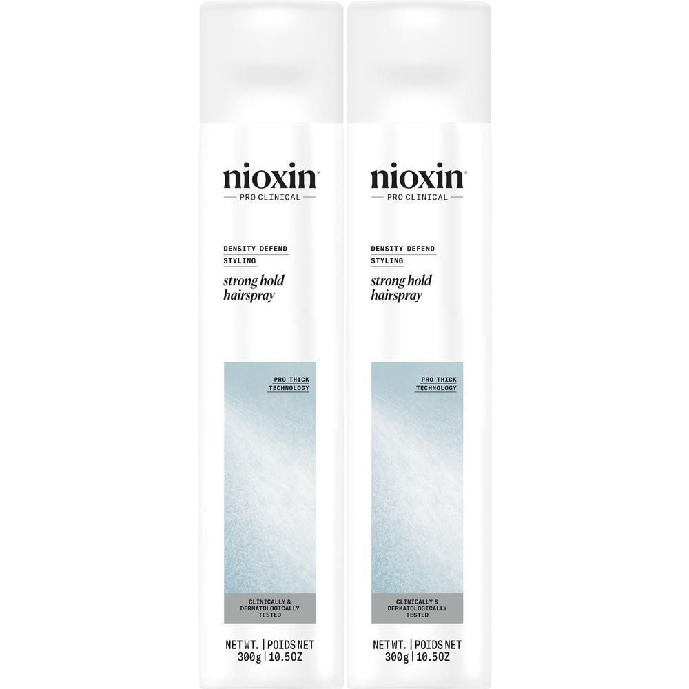 Twee Nioxin Strong Hold haarsprays, 300g.