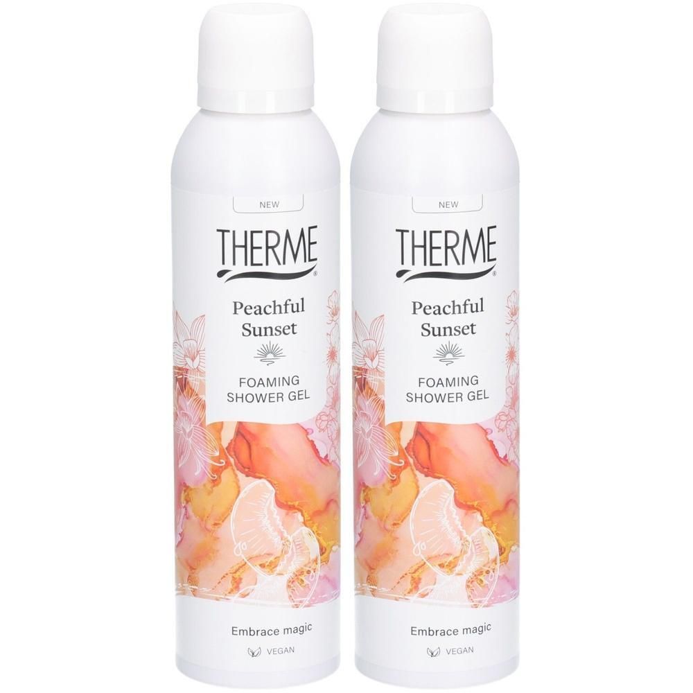 Therme Peachful Sunset Foaming Shower Gel