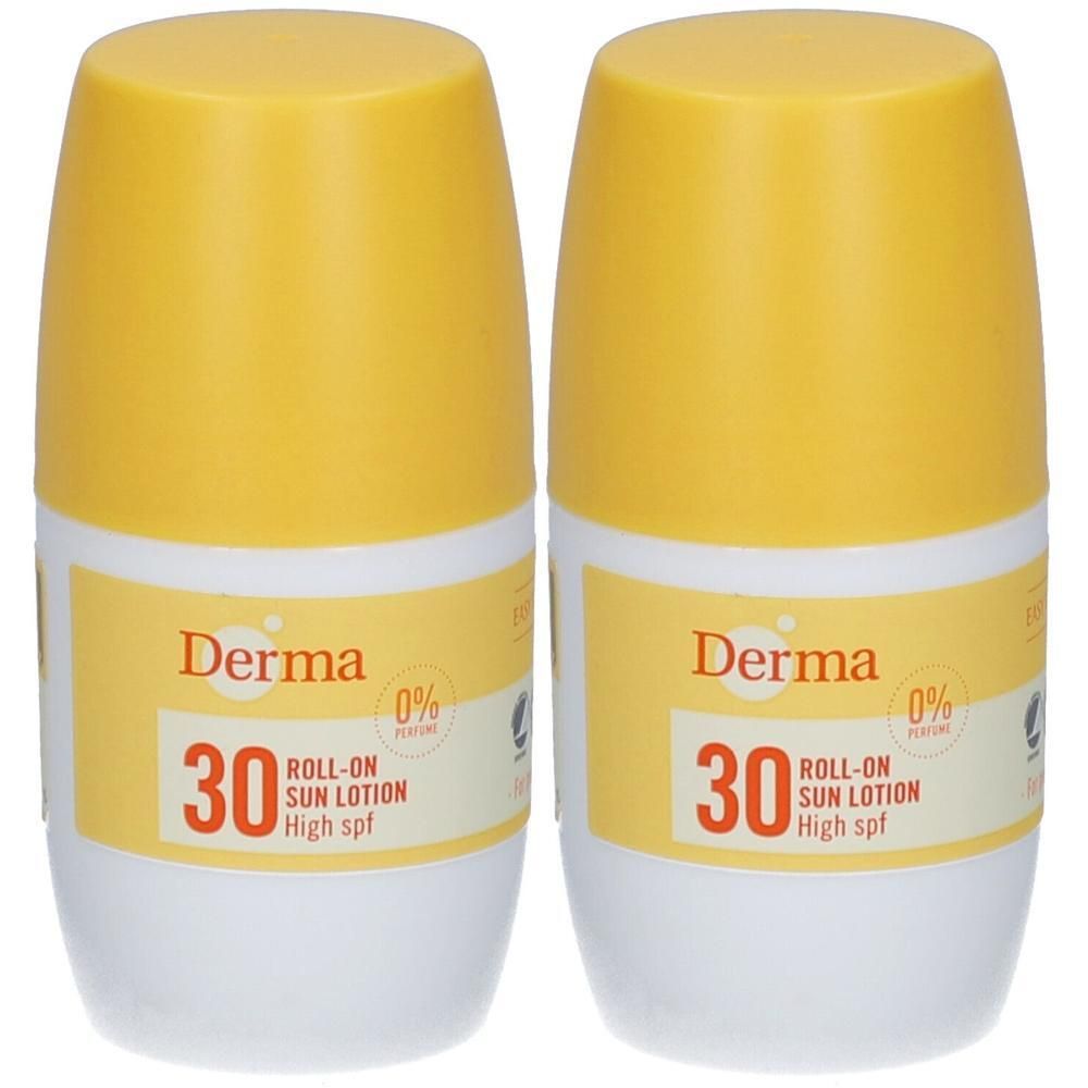 Twee Derma Roll-on Sun Lotion SPF 30, parfumvrij.