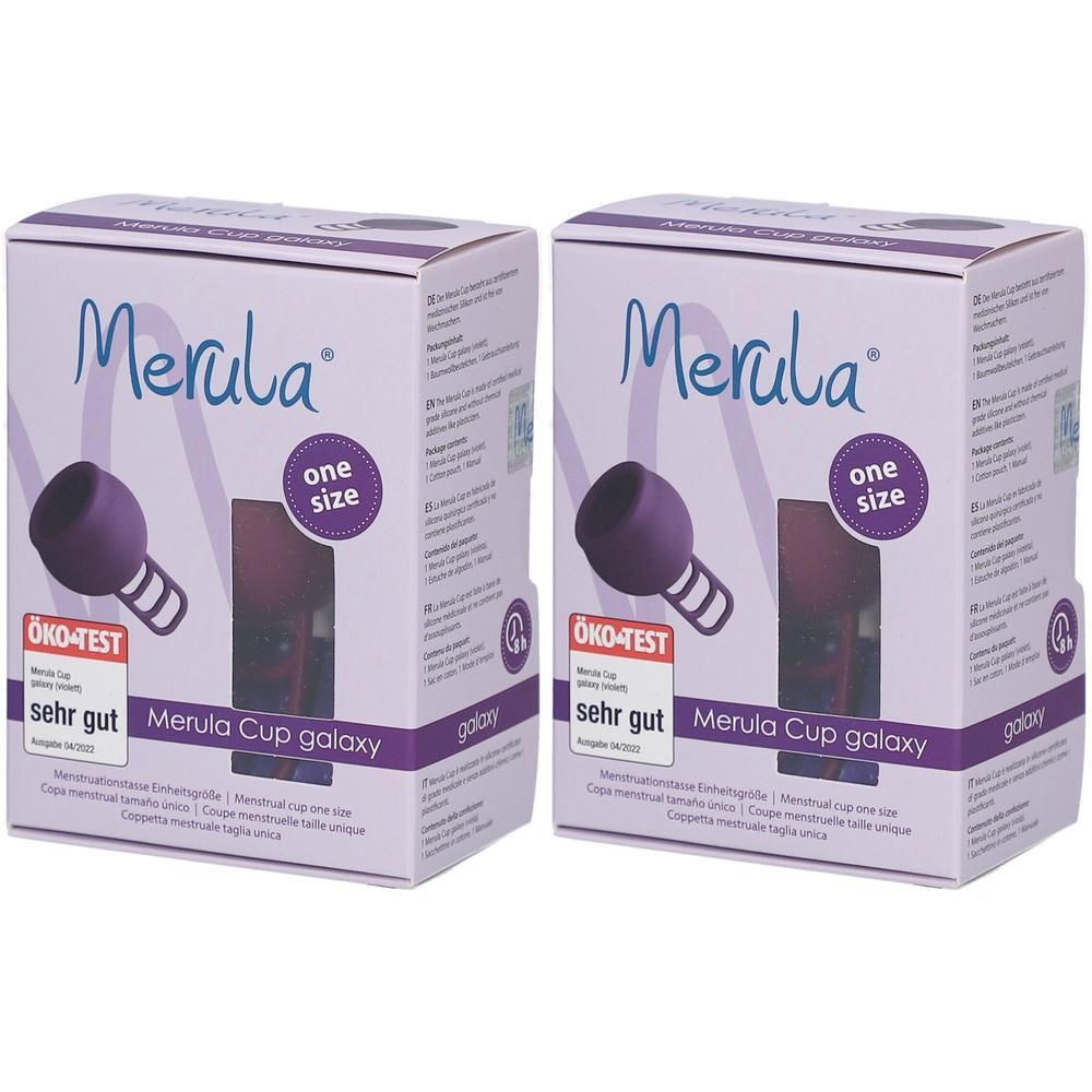 Merula Menstruatiecup Galaxy paars