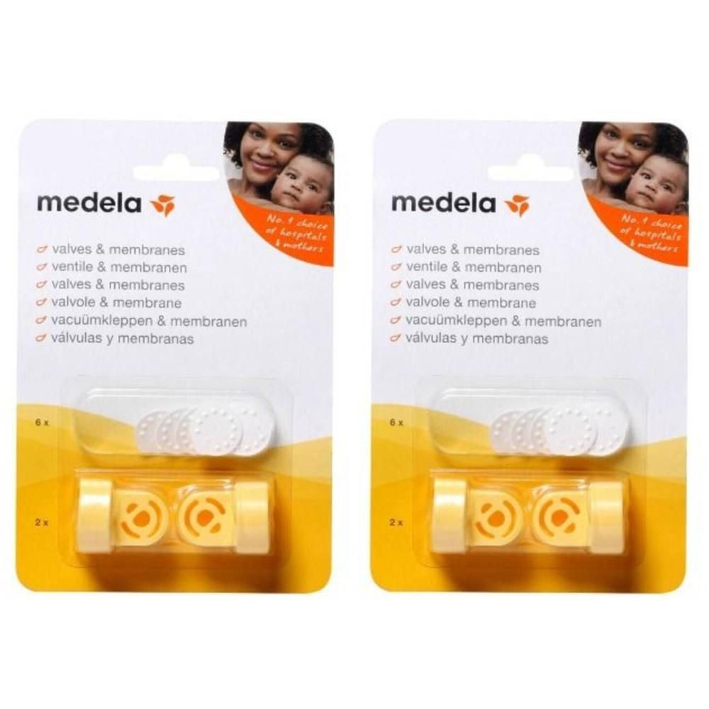 Medela Harmony Flex membranen en ventielen in dubbelverpakking.