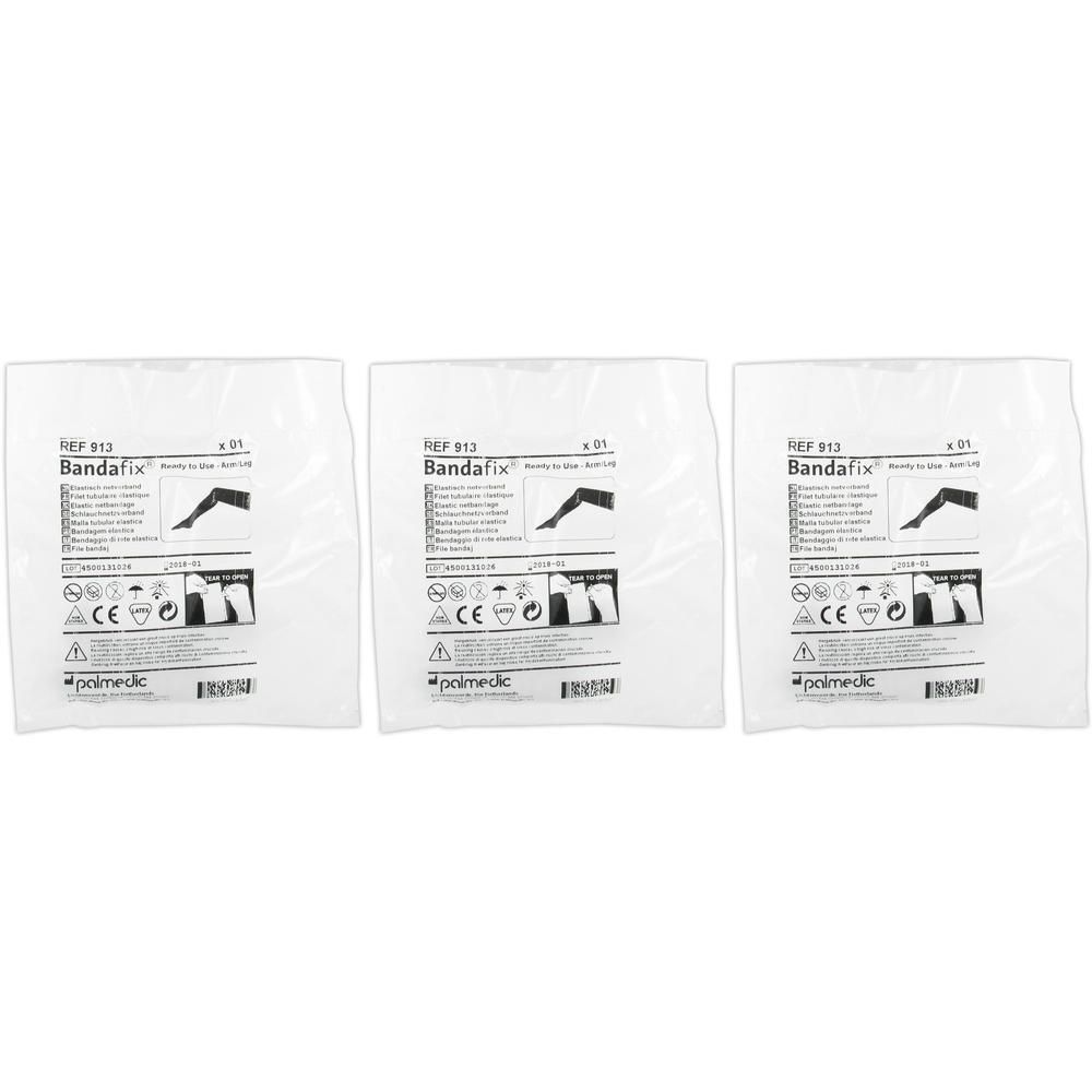Trois paquets de bandage compressif Bandafix pour jambe, REF 913.