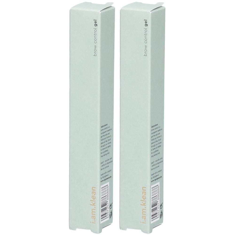 Deux paquets de gel fixateur de sourcils i.am.klean.