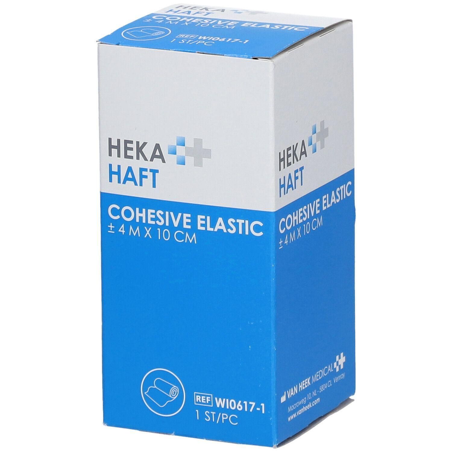 Heka Haft cohesief elastisch verband, 4m x 10cm, 1 stuk.