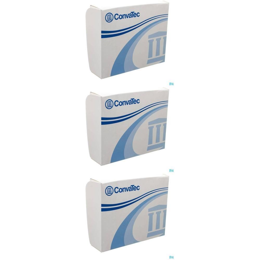 Trois boîtes blanches avec un design bleu et le logo ConvaTec.