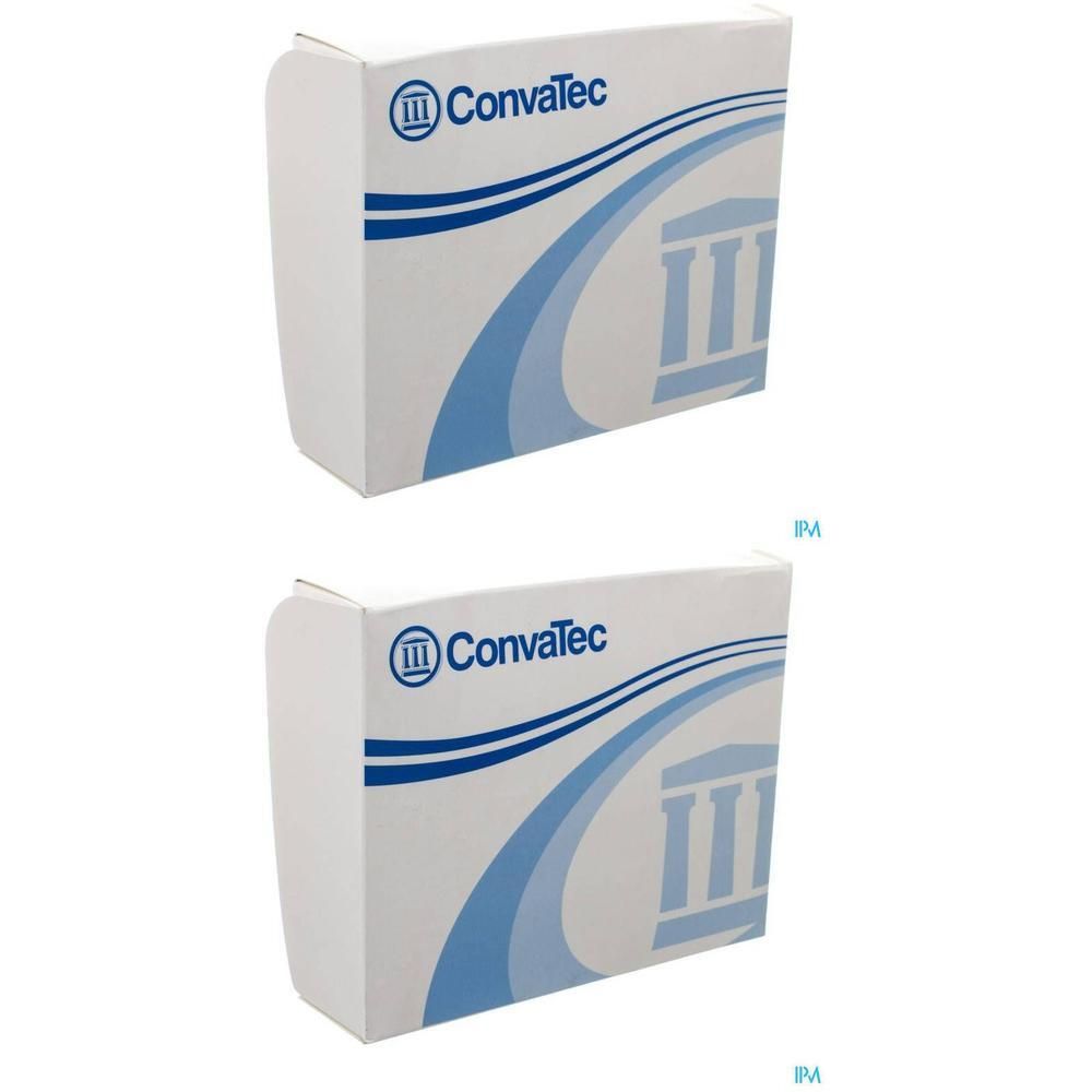 Deux boîtes blanches avec un design bleu et le logo ConvaTec.