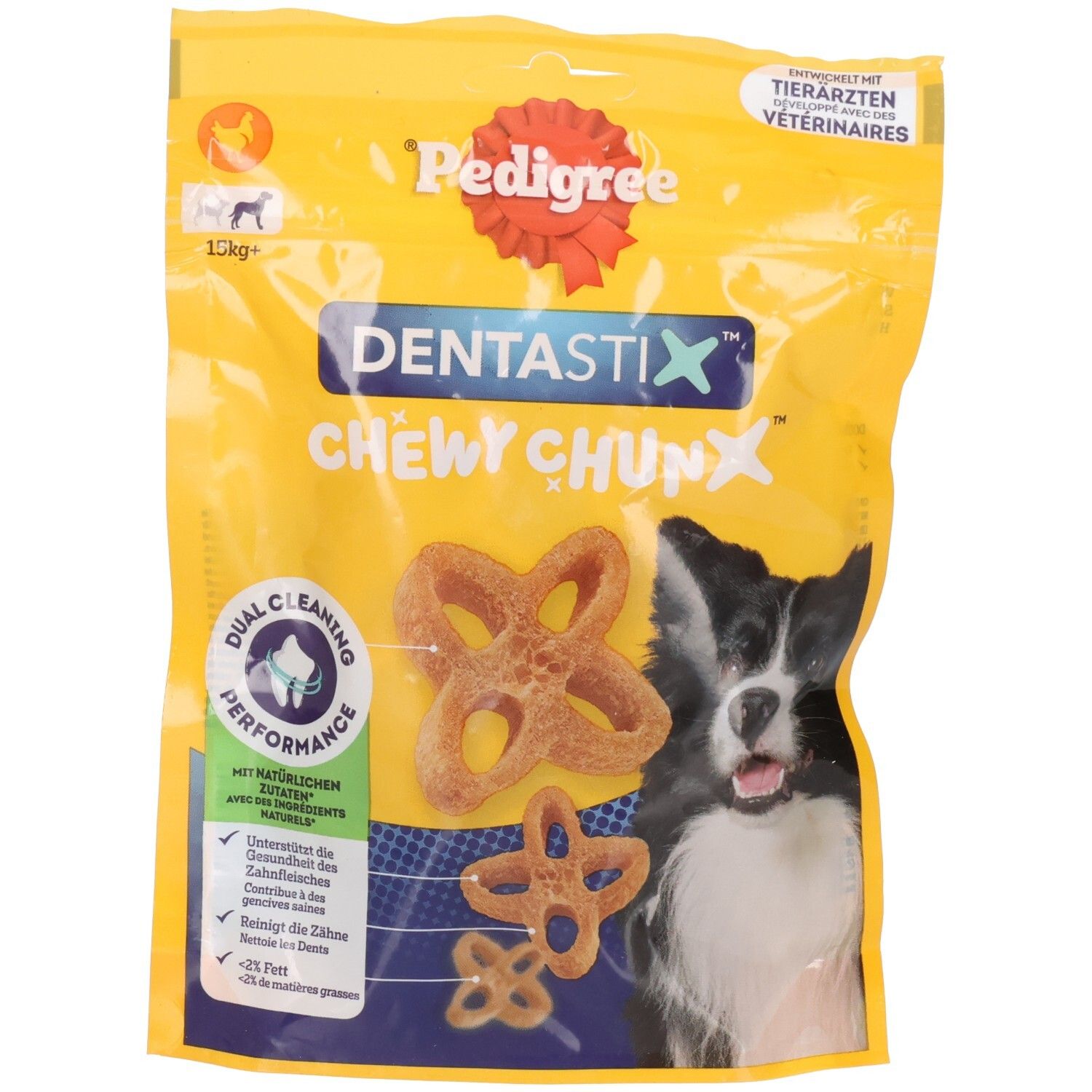 Pedigree Dentastix Chewy Chunks hondensnacks, 15kg+.