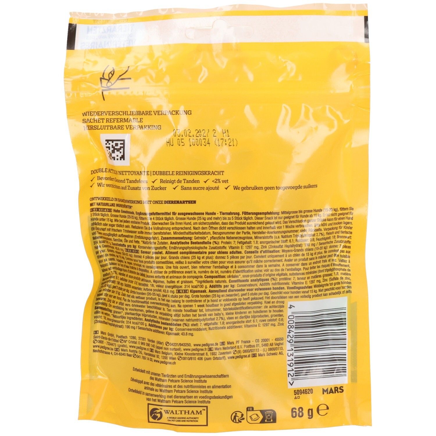 Pedigree Denta Chew Chunks Maxi Kip Hondensnack