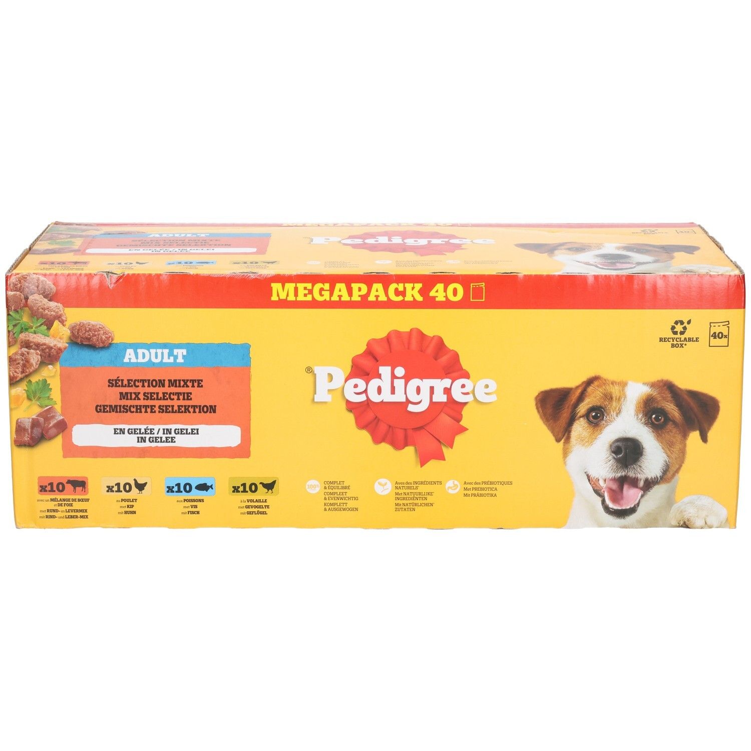 Boîte de friandises Pedigree Dentastix pour chiens, 18x 7 pièces, 4860g.