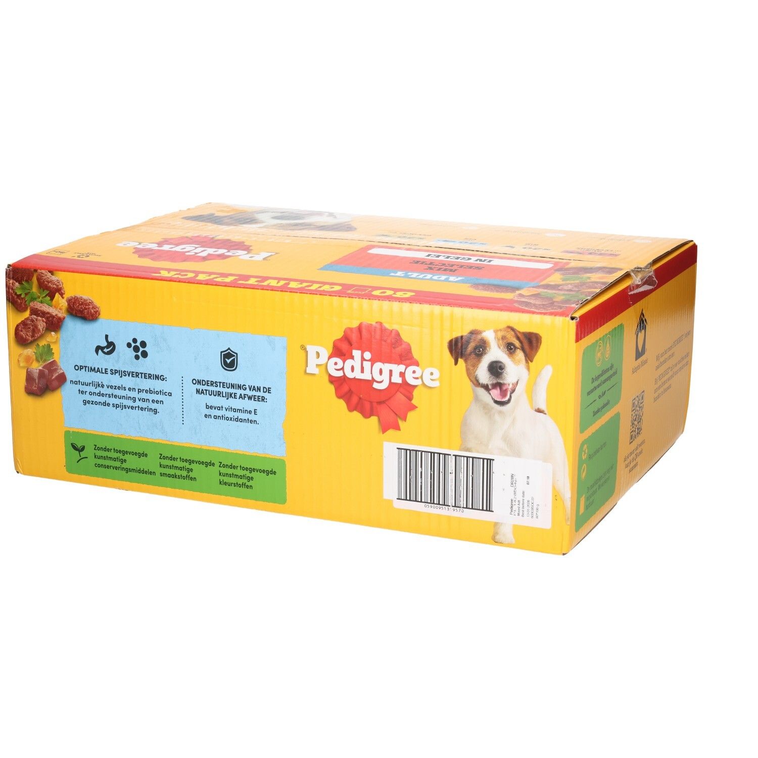 Pedigree Dentastix Dagelijkse mondverzorging, Mega Pack 56 stuks voor honden.