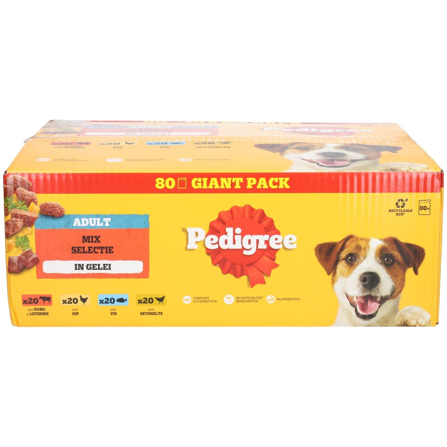 Pedigree Dentastix Dagelijkse mondverzorging, Mega Pack 56 stuks voor honden.