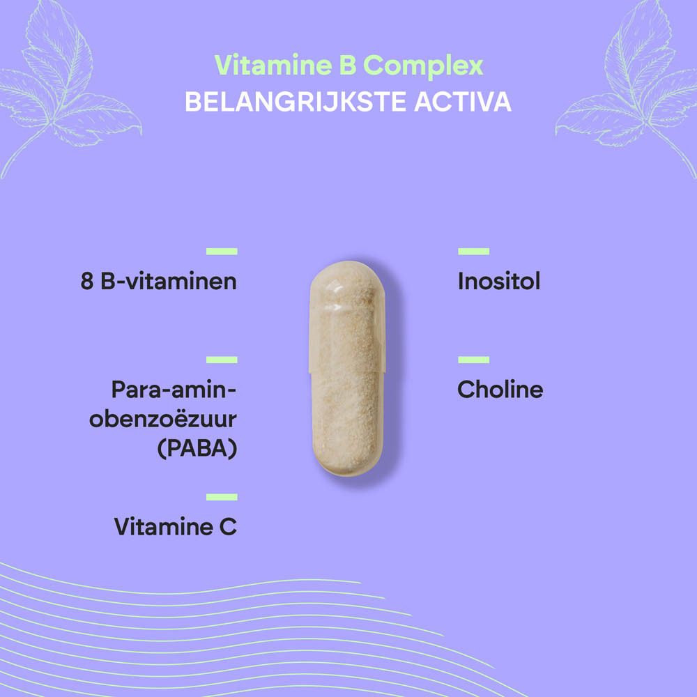 Nutralie Vitamine B Complex fles, 90 capsules.