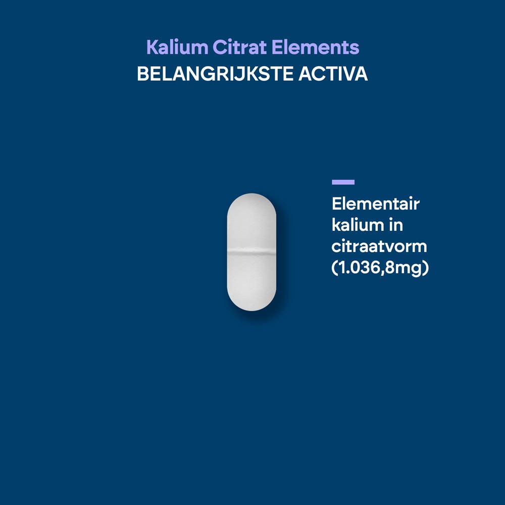 Fles Nutralie Kaliumcitraat, 180 tabletten.